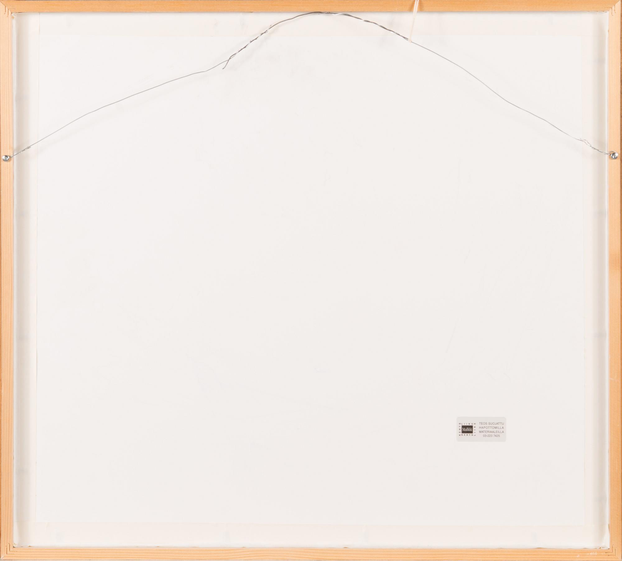 Inari Krohn, etching, chine collé, signed and dated 2014, numbered 10/100.