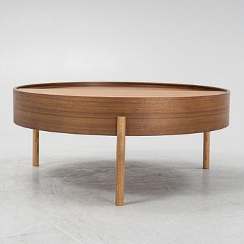 Smith Matthias & Ditte Vad,  an 'Arc' walnut coffee table, Woud, 2021.