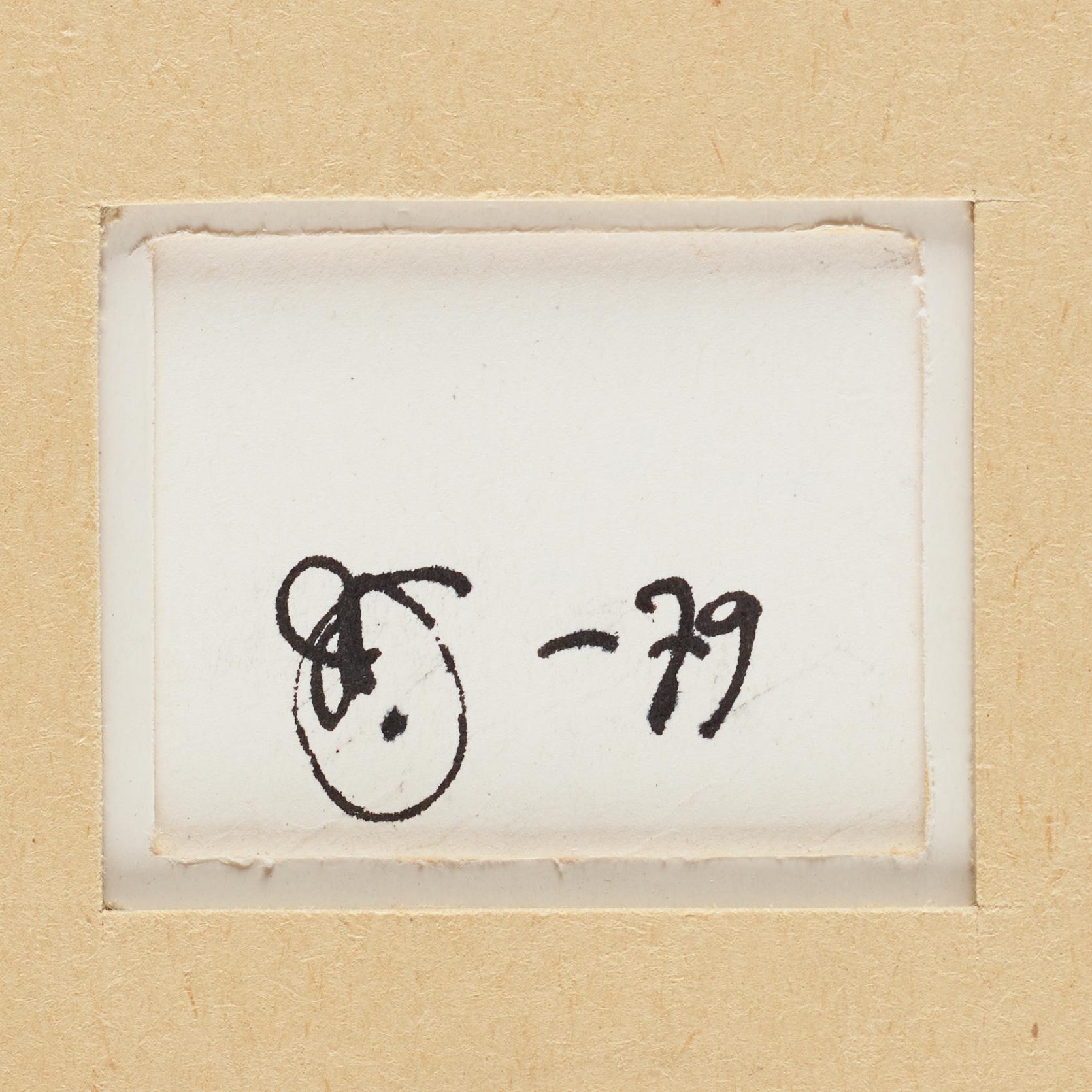 Ulf Rahmberg, mixed media on paper, signed and dated -79 on verso.