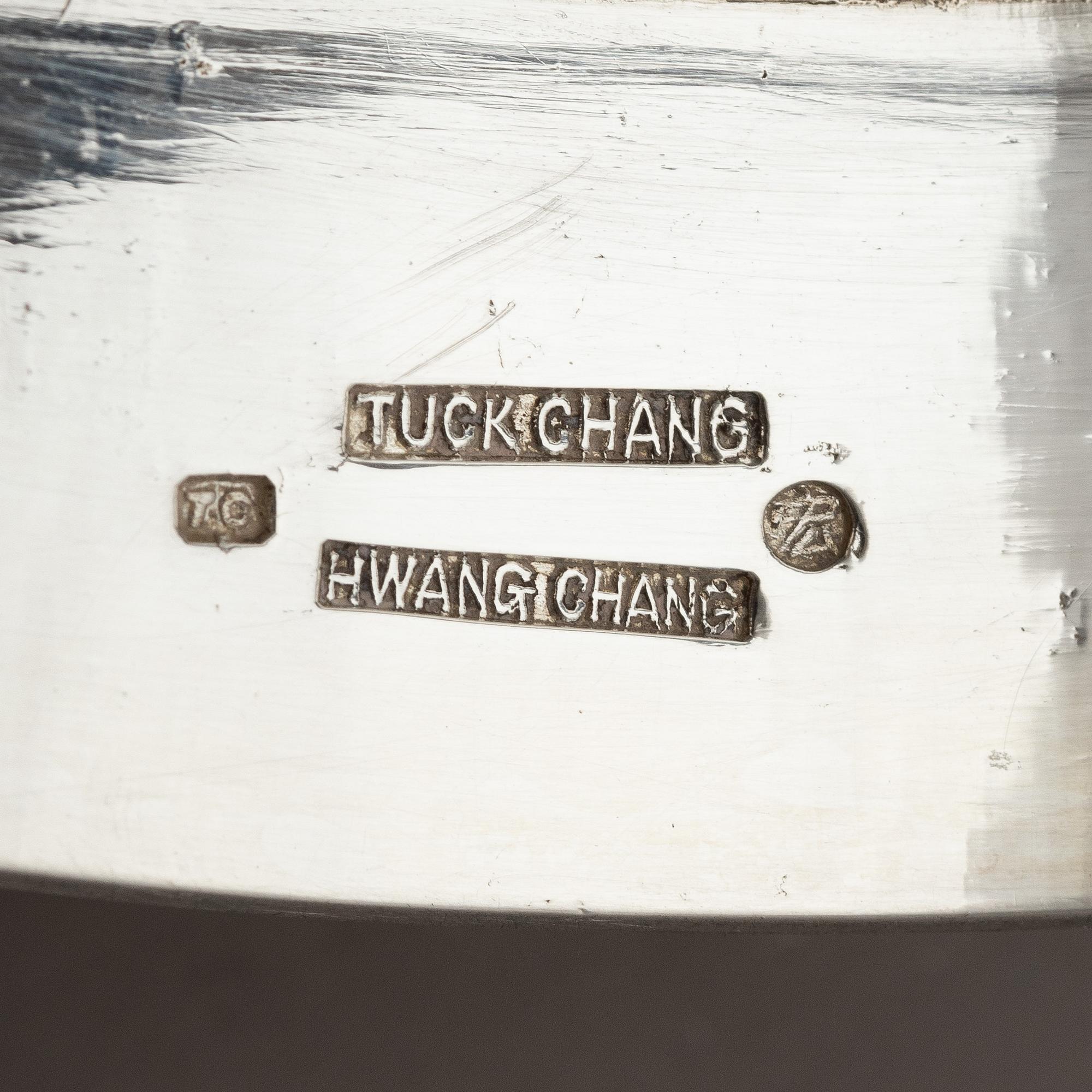 A Chinese silver bowl, Tuck Chung, Hwang Chang, Shanghai, early 20th century.