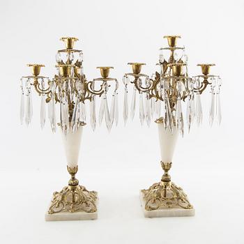 Candelabras a pair Louis XV style 20th century.