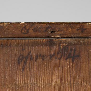 OKÄND KONSTNÄR, akvarell, signerad och daterad 1796.