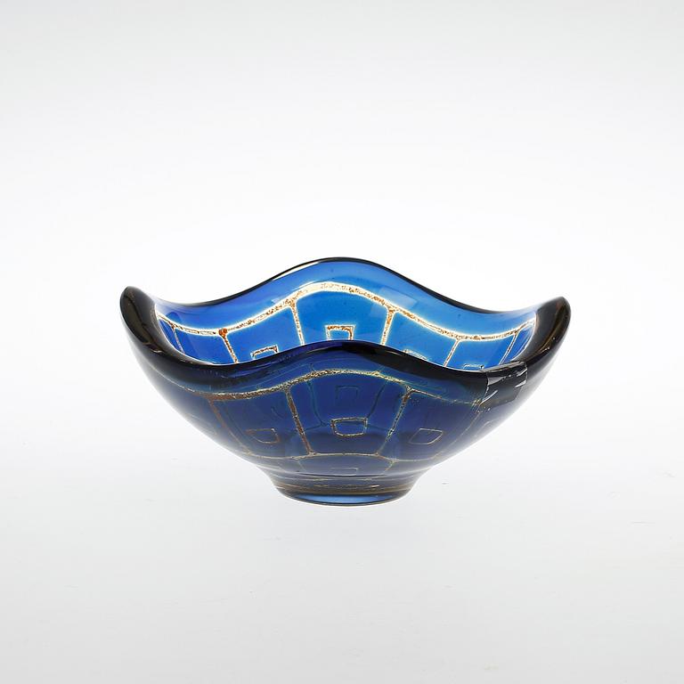 SKÅL, glas, "Ravenna", Sven Palmqvist, Orrefors, 1900-talets tredje kvartal.