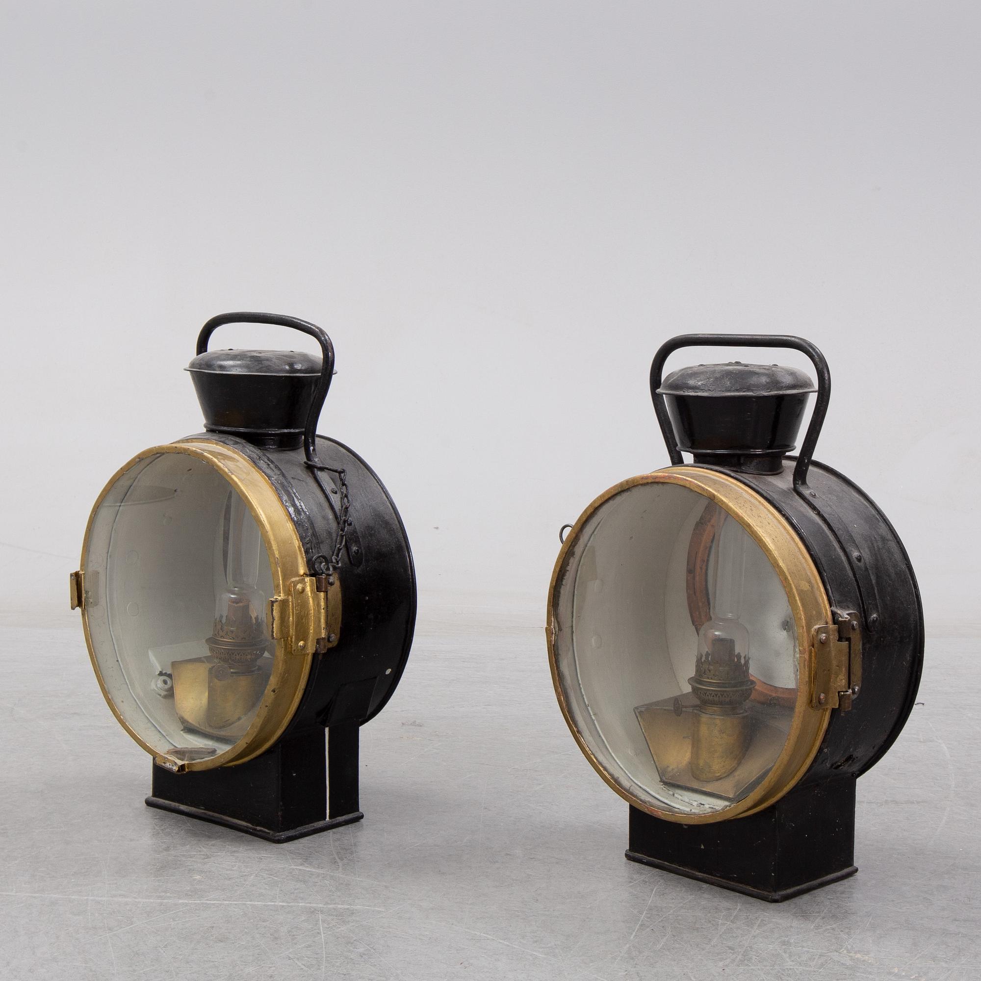 A pair of late 19th Century lanterns.