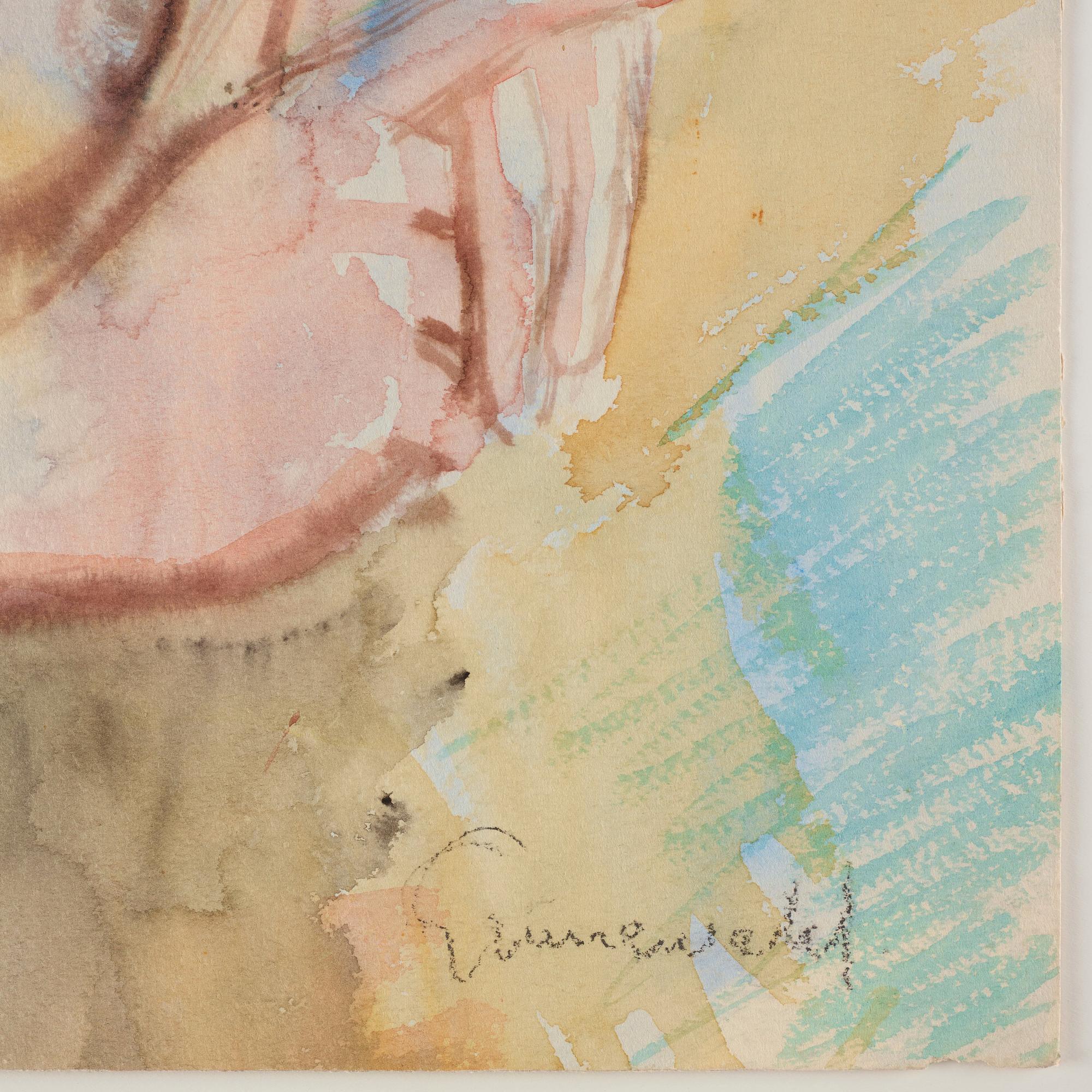 Isaac Grünewald, Model by the window, Stockholm.