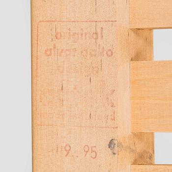 Alvar Aalto, a '153A' bench for Artek, 1995.