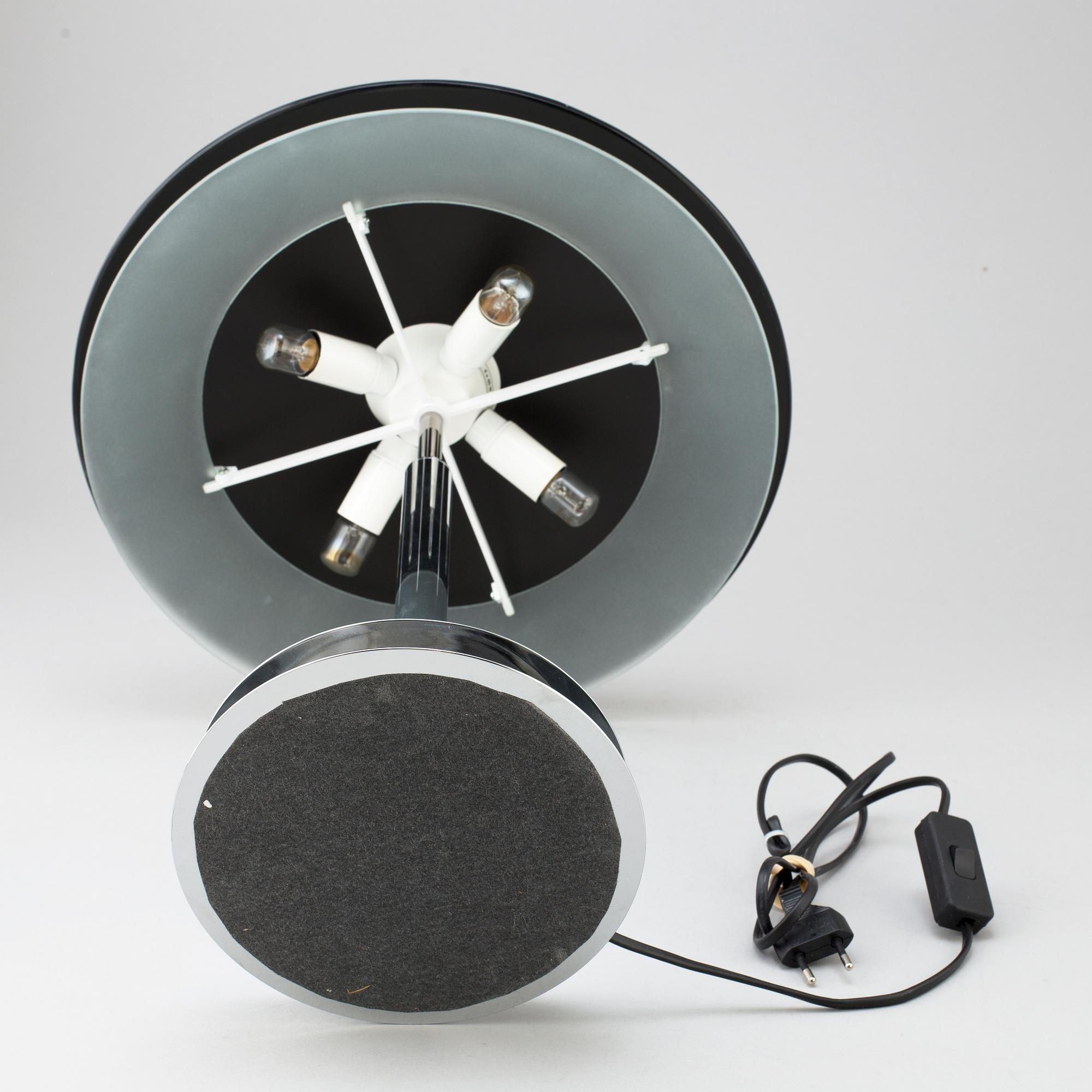 A 'Bis' table lamp by Historical Archive, Fontana Arte, designed 1954.