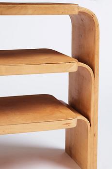 Alvar Aalto, a birch shelf, Svenska Artek, Hedemora Sweden 1945-56, model 111.