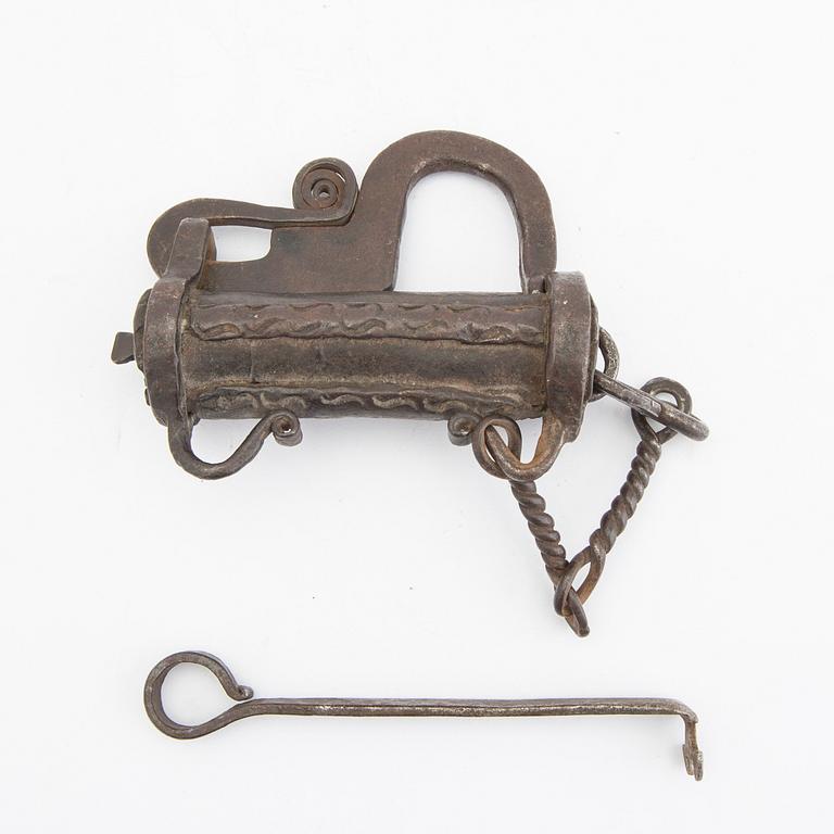 An 18th century lock.