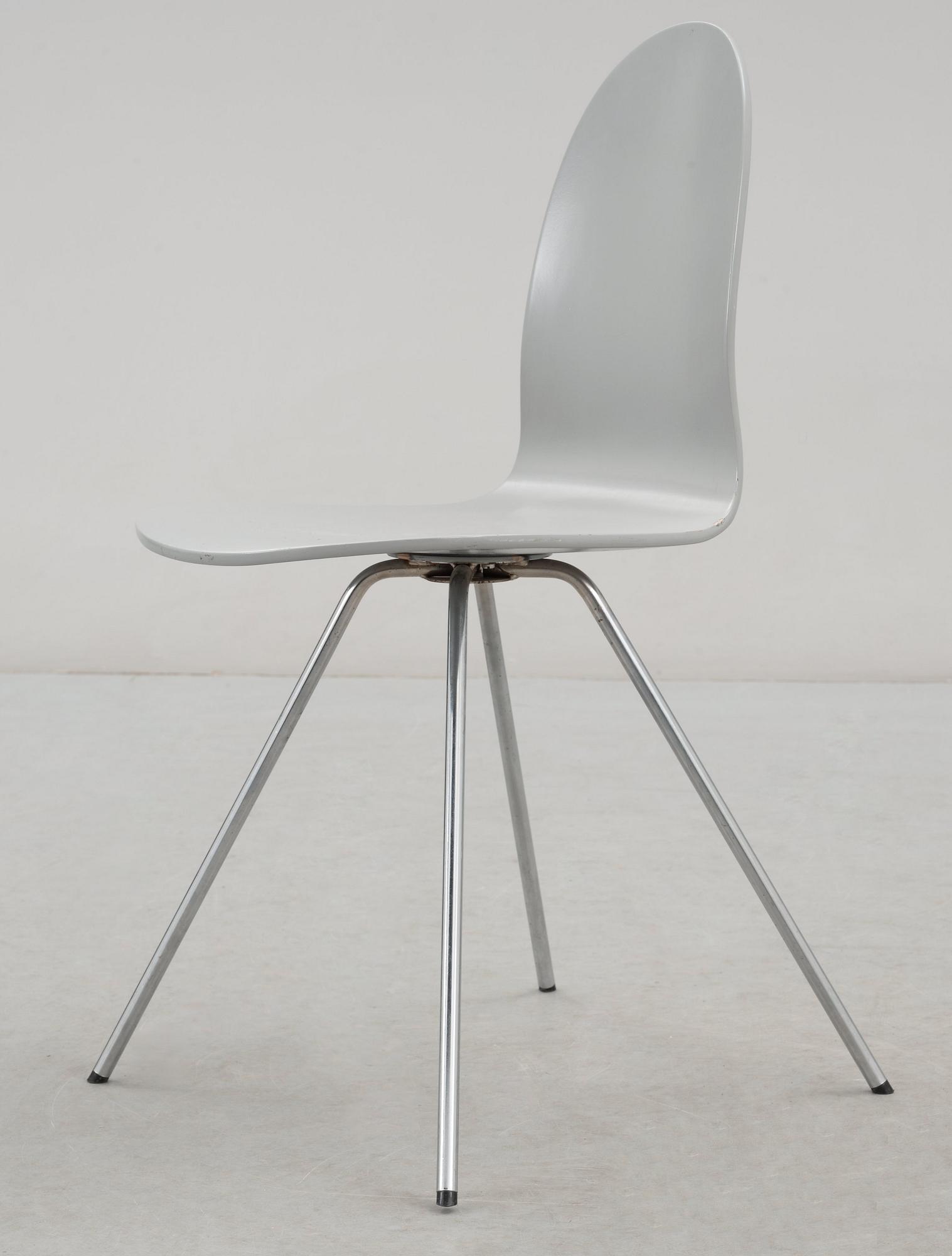 STOL, "Tungan", Arne Jacobsen, Fritz Hansen, Danmark. Formgiven 1955.