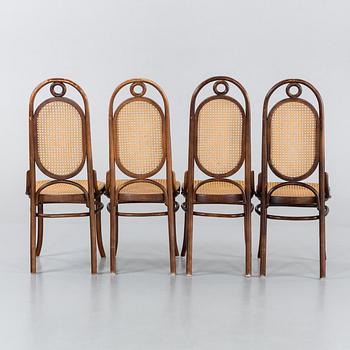 STOLAR, 4 st Thonet-typ. 1900-talets första hälft.