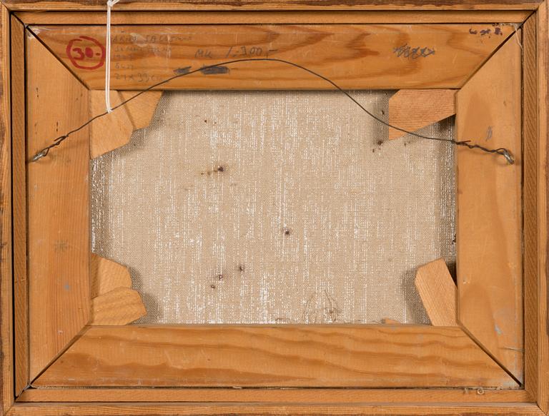 Aarno Salosmaa, oil on canvas, signed and dated -77.