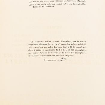 Max Ernst, "Une Semaine de Bonté ou Les Sept éléments capitaux, 1934.