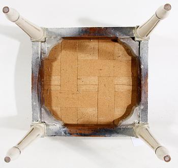 TABURETT, gustaviansk, sign Johan Hammarström, verksam 1794-1812, Stockholm.