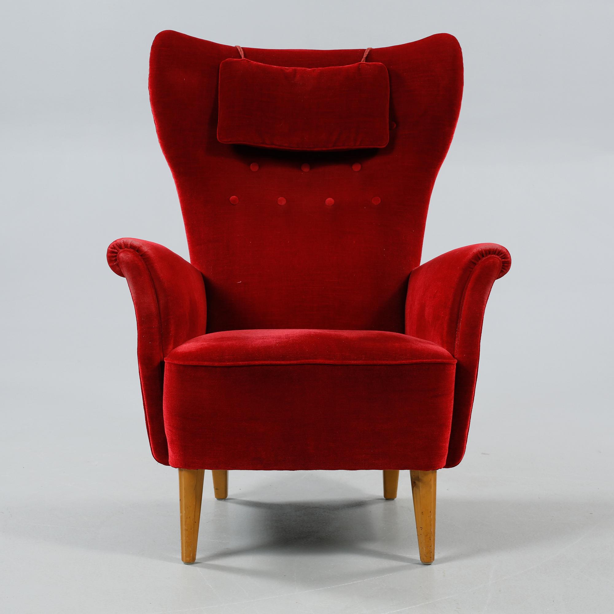 ÖRONLAPPSFÅTÖLJ, 1930/40-tal.