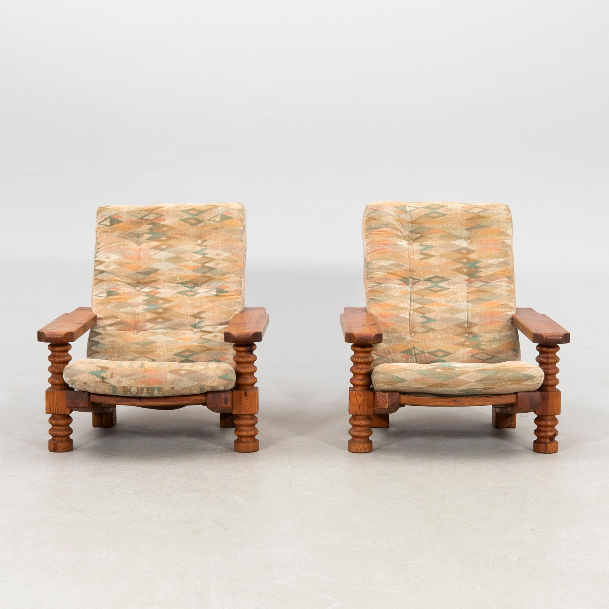 Collden, fåtöljer ett par modell "Tälja", Sverige 1960-tal.