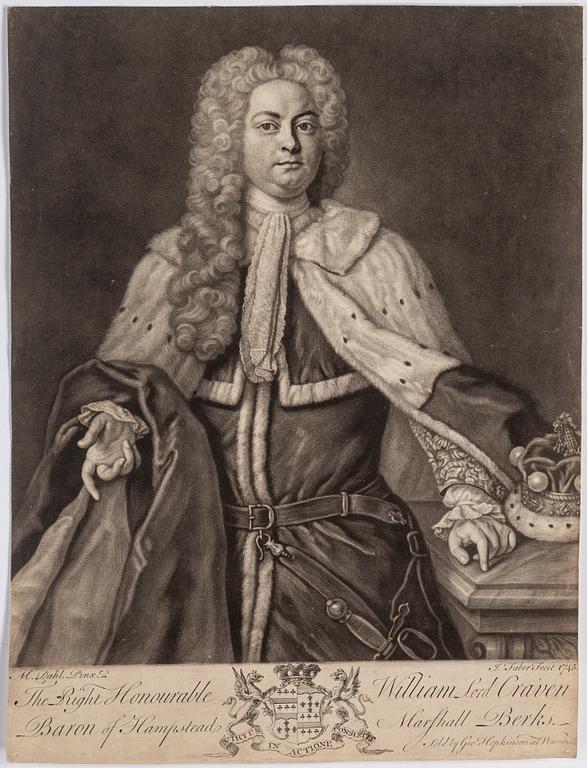 A mixed lot of 14 unframed 18th century mezzotint and aquatint portraits.