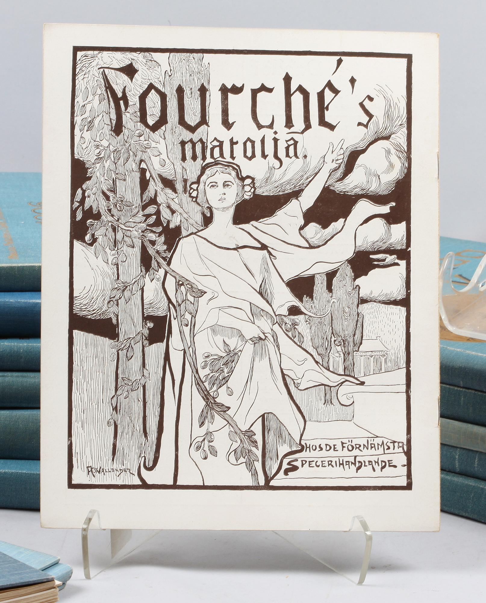 PARTI LITTERATUR OCH TIDSSKRIFTER, bl.a. Scenisk konst, sekelskiftet 1800/1900-tal.