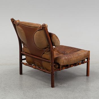 Arne Norell, an 'Inca' stained beech easy chair, Norell Möbel AB, 1970's.
