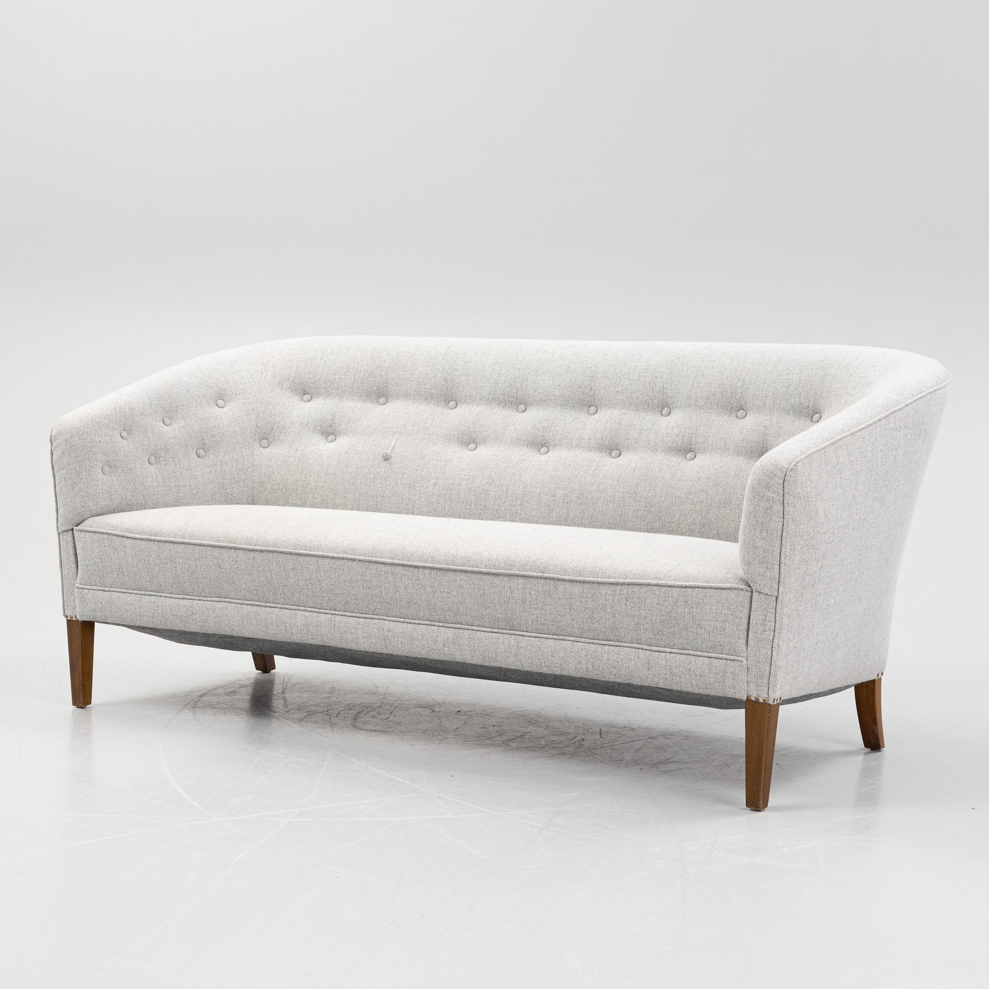 Ludvig Pontoppidan, sofa, Denmark, mid 20th Century.