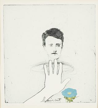 Jim Dine, etching & lithograph in colours, 1972, signed 28/75.