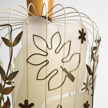 Hans Bergström, a rare ceiling lamp model "5A", ateljé Lyktan, Åhus, 1940s.