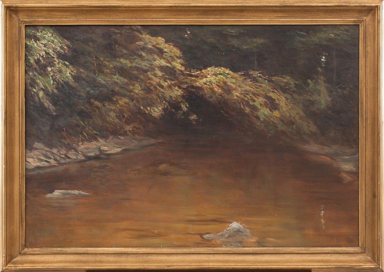 AXEL FAHLCRANTZ, olja på duk, signerad och daterad 1914.