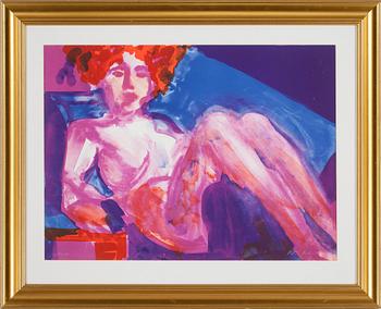 PETER DAHL, färglitografi, sign.