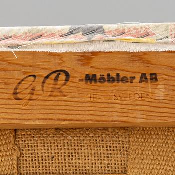 Eight Gustavian style chairs, GR Möbler AB, Tibro, second half of the 20th Century.
