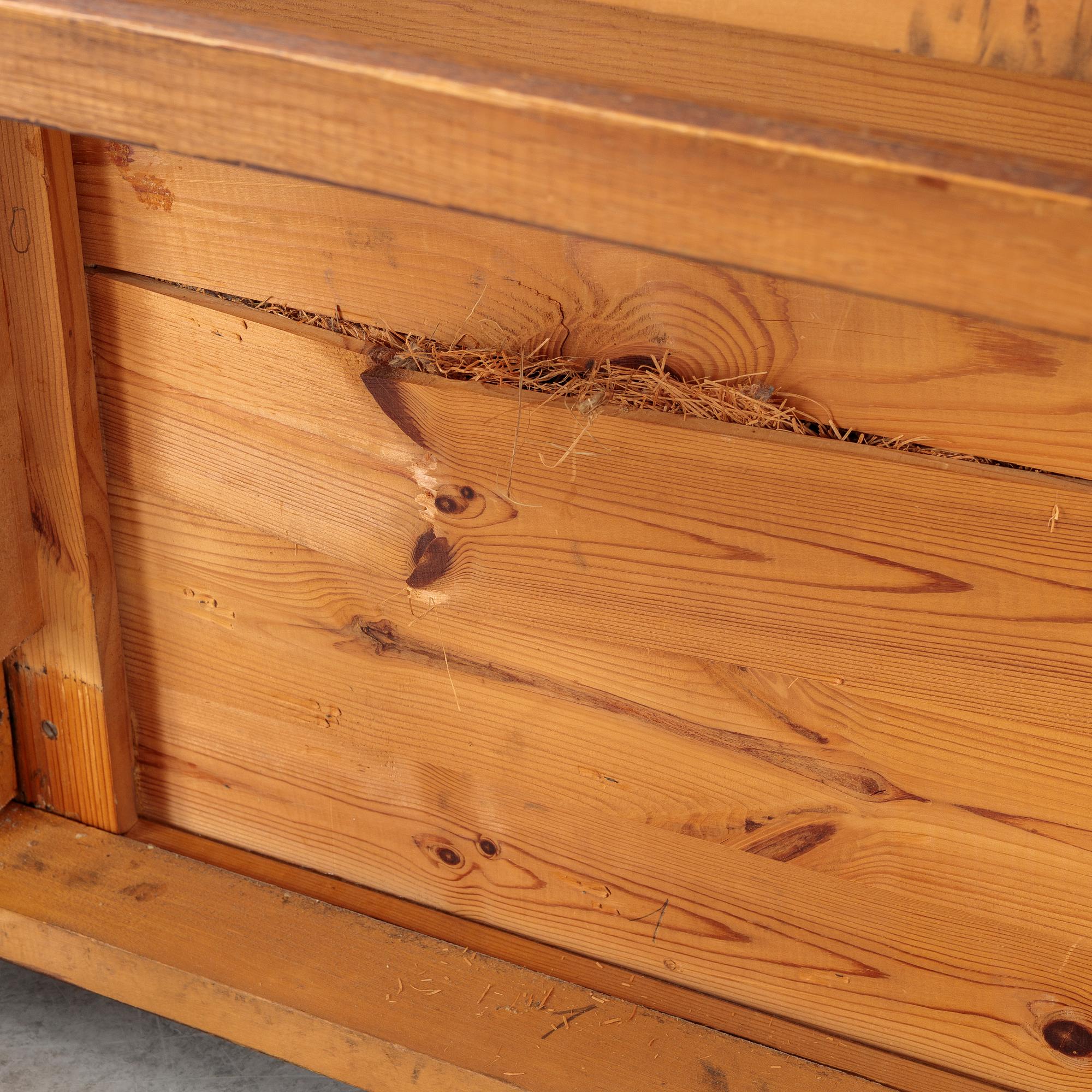 Bänk, 1900-talets början.