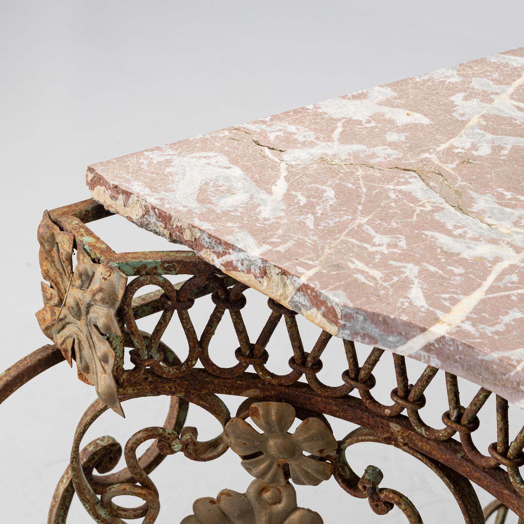 Console table, probably Italy, second half of the 20th century.