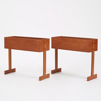 Hans-Agne Jakobsson, a pair of flower stands, cabinetmaker Bertil Johansson Markaryd, 1950-60s.