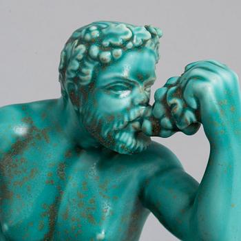 HARALD SALOMON, skulptur, stengods, Rörstrand, signerad.