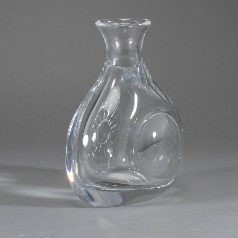 VAS, glas, "Thalatta", Bengt Edenfalk, Skruf, unik, signerad och daterad -63.