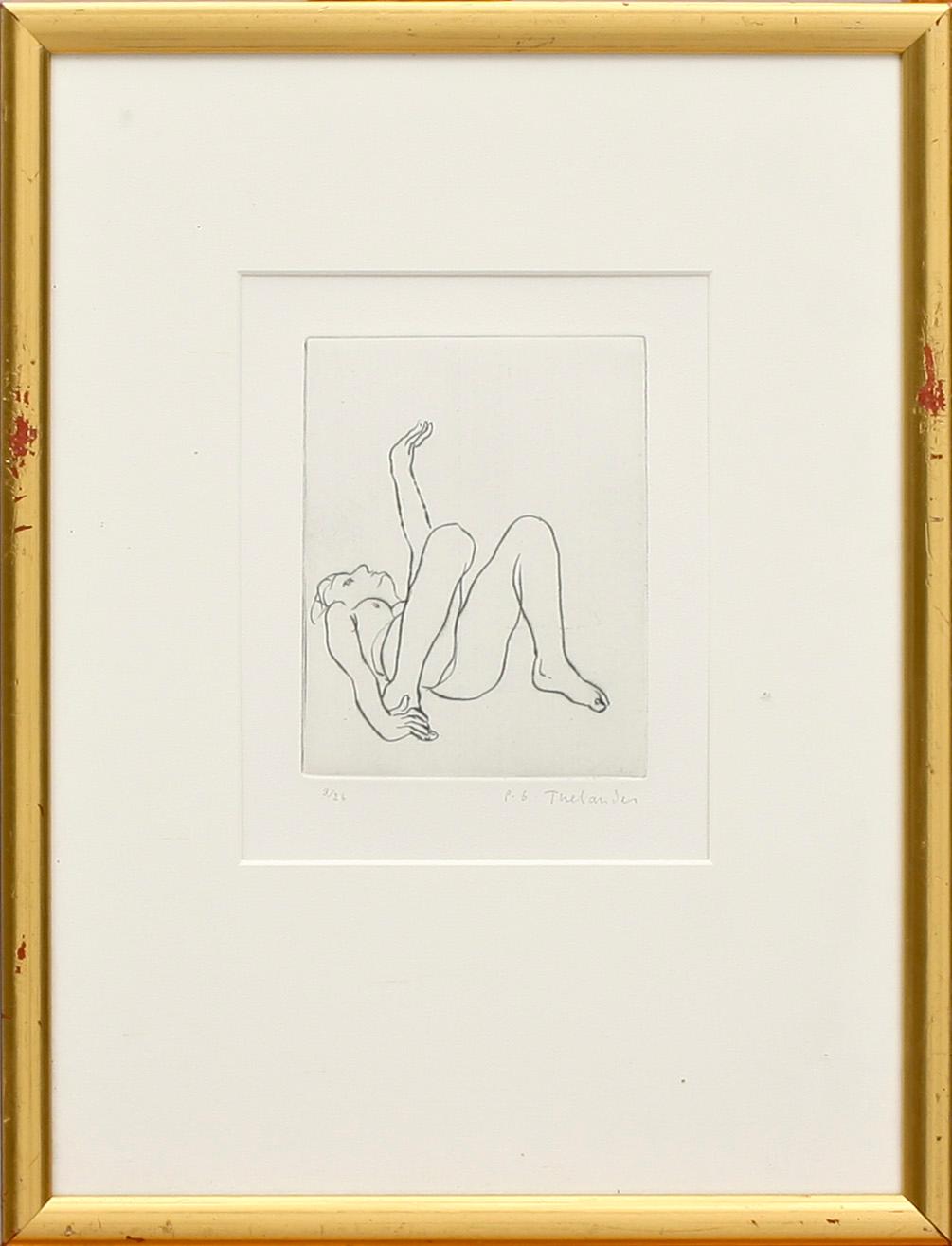 PÄR GUNNAR THELANDER, etsningar, 3 st, sign och numr, upplaga 26 ex.