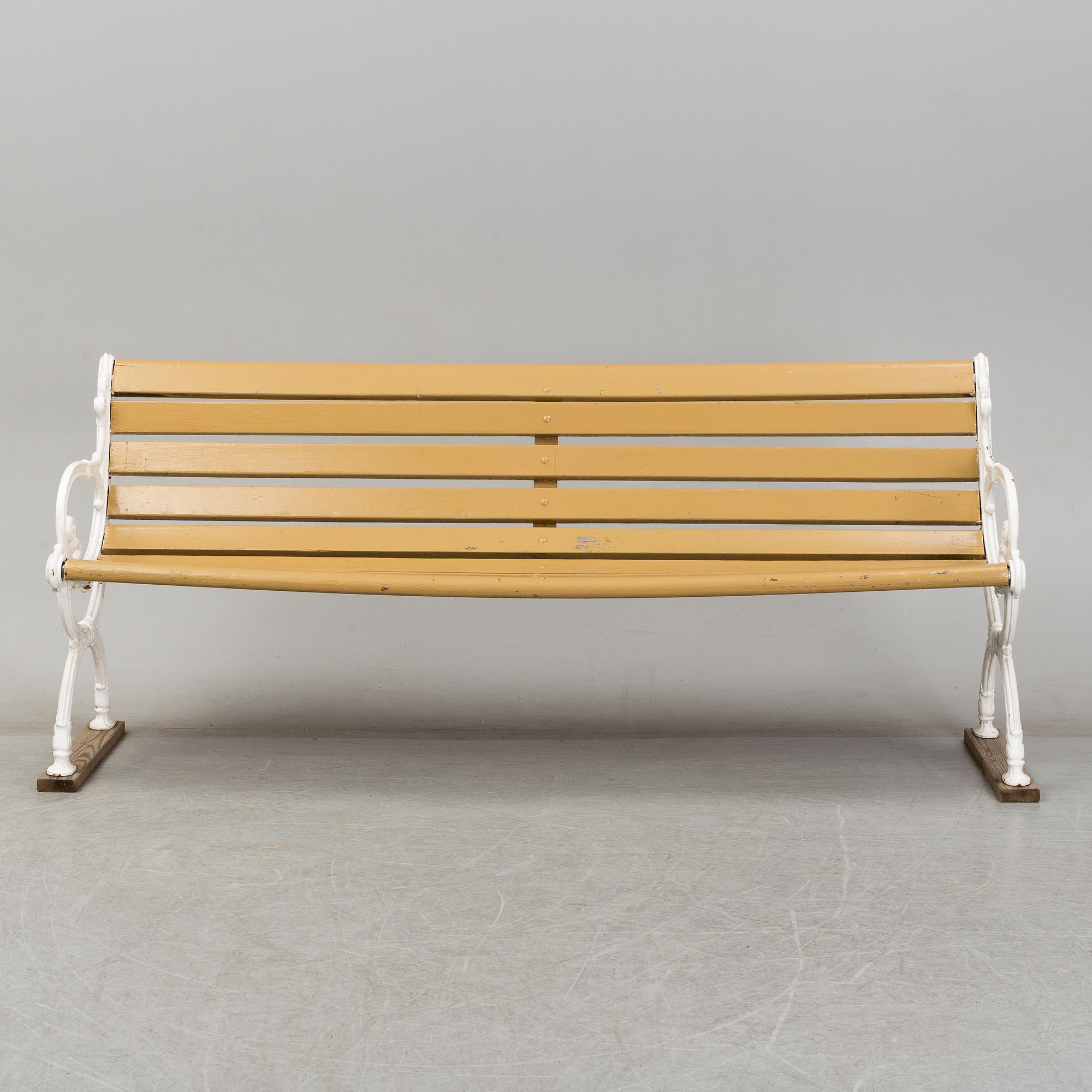 TRÄDGÅRDSSOFFA, J & C.G. Bolinder, AB Stockholm, omkring år 1900.