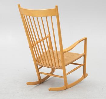 Hans J. Wegner, gungstol, "J16", F.D.B. Møbler, Danmark, 1962.