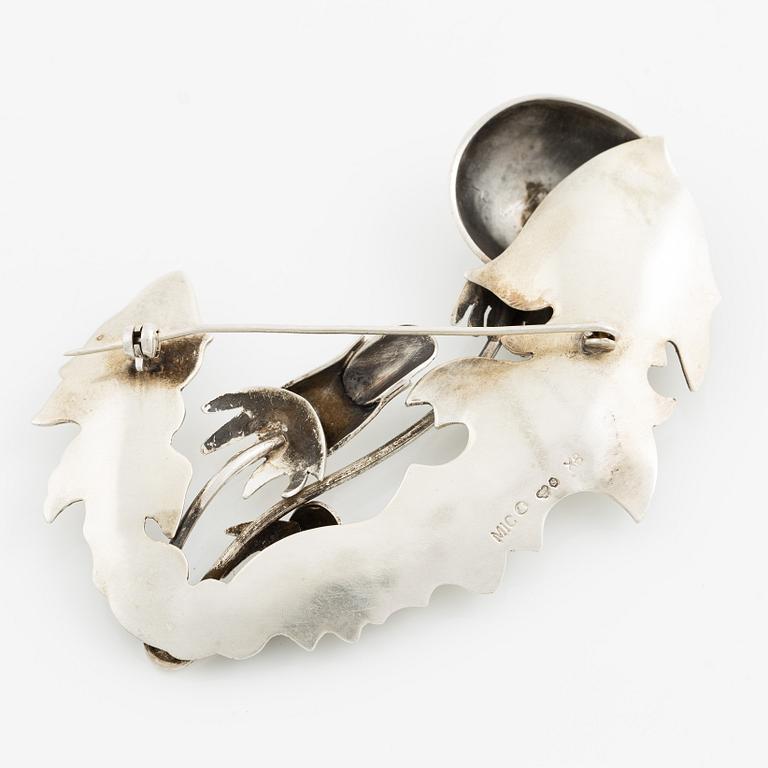 Michelsen, brooch, silver, Stockholm 1948.
