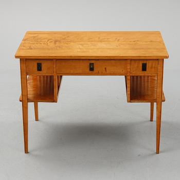 Alf Wallander, attributed to. A birch desk, early 20th Century.