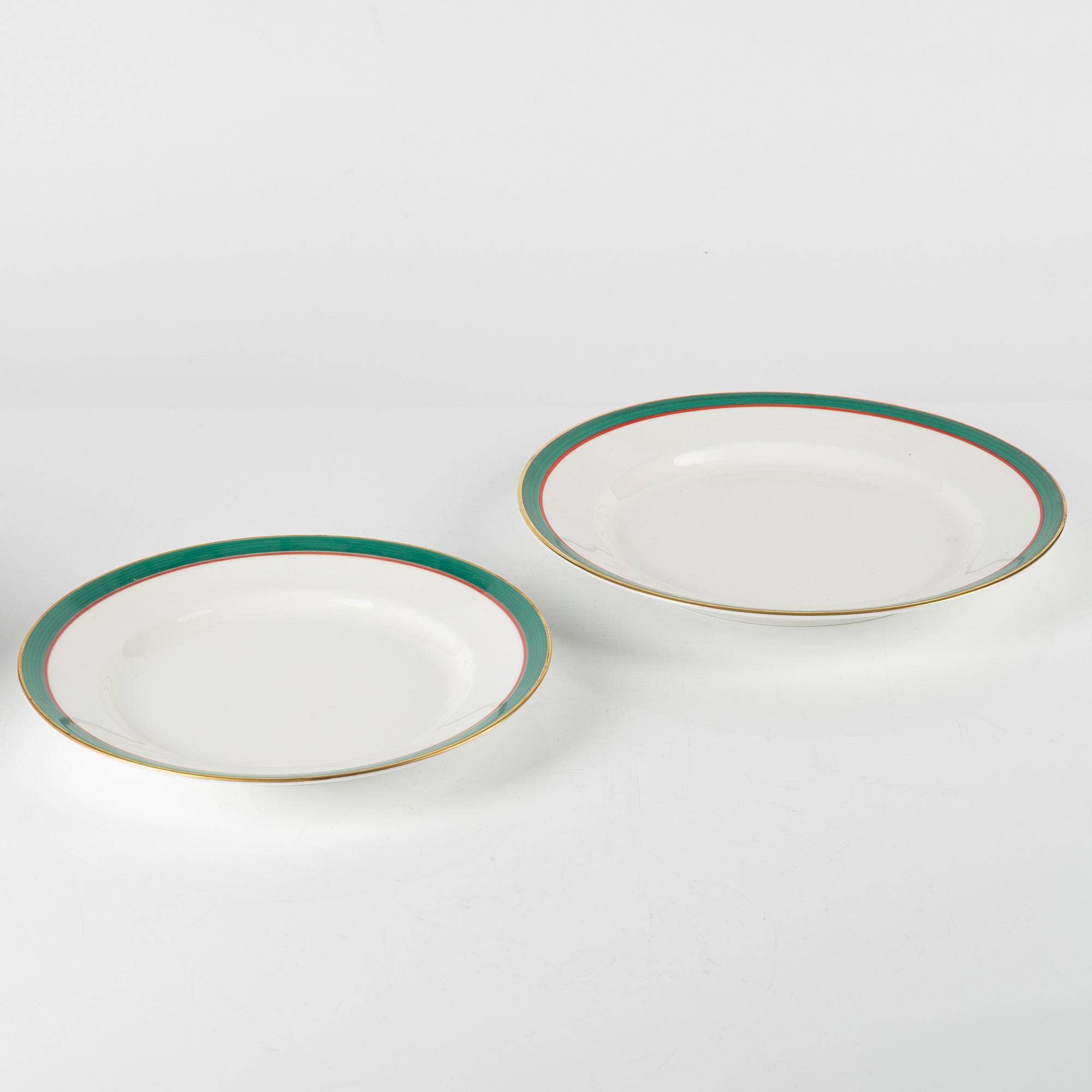 Firma Svenskt Tenn, a 14 pieces bone china part service, Gustavsberg, Sweden.