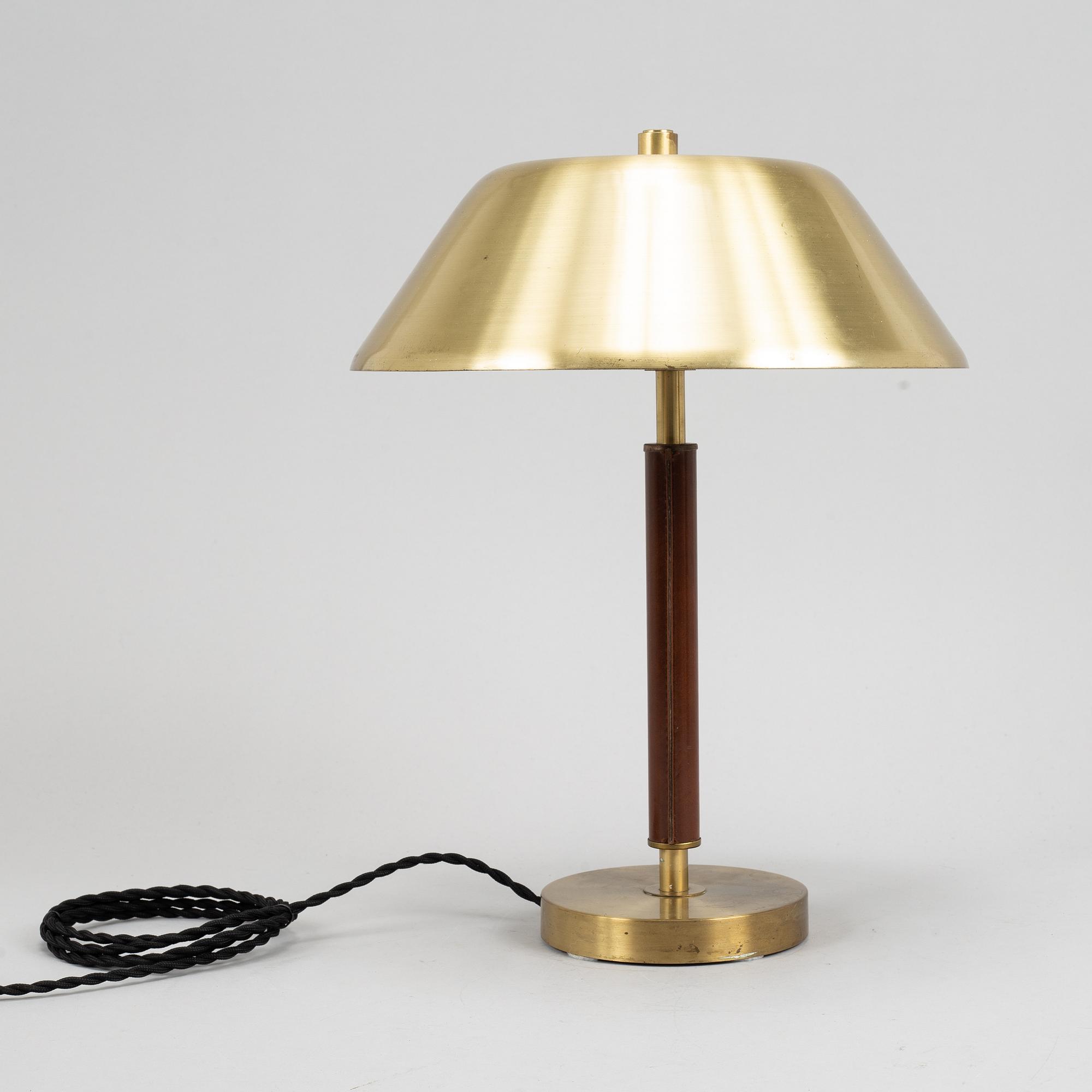 Bordslampa, Falkenbergs belysning, 1900-talets andra hälft.