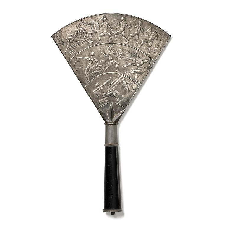 Nils Fougstedt, handspegel, modell "A 619", Firma Svenskt Tenn, Stockholm, 1920-30-tal.