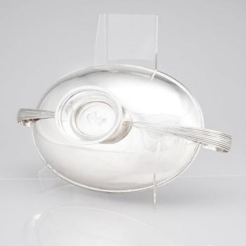 Atelier Borgila, an oval sterling silver footed bowl, Stockholm 1931.