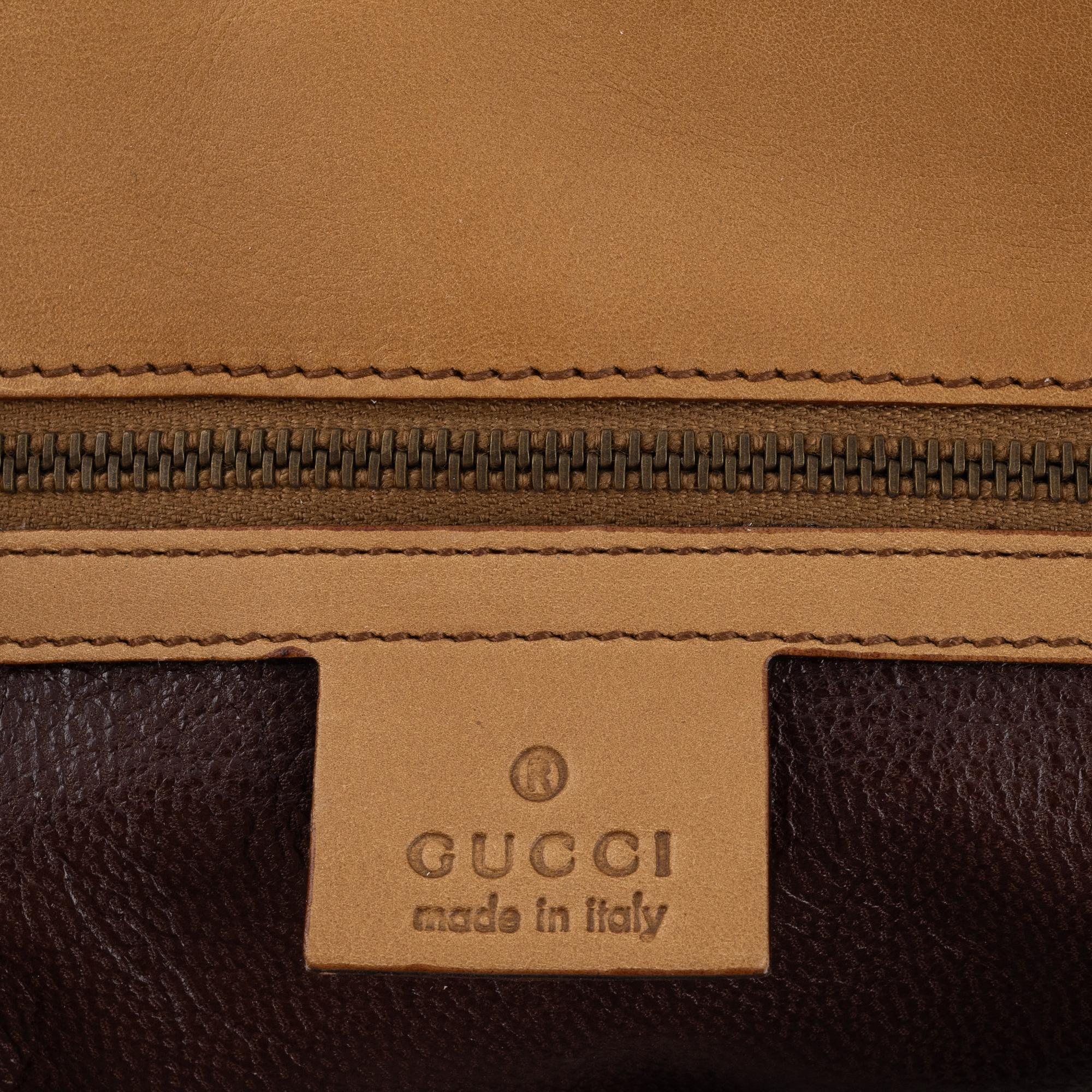 Gucci, a tan leather handbag, 2004.
