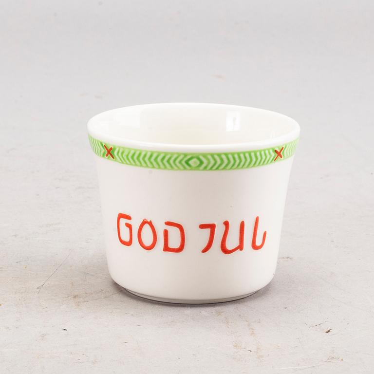 JULSERVIS,  37  delar, porslin, "God Jul", Gustavsberg.