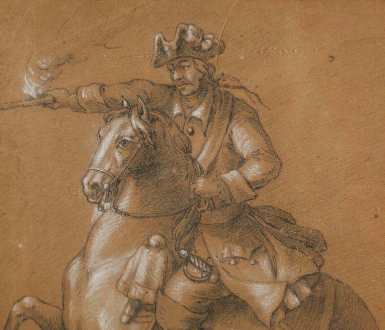 JACOB GILLBERG, two drawings, signed and one dated 1761.