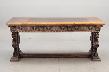 BIBLIOTEKSBORD. Barockstil, 1900-talets mitt.