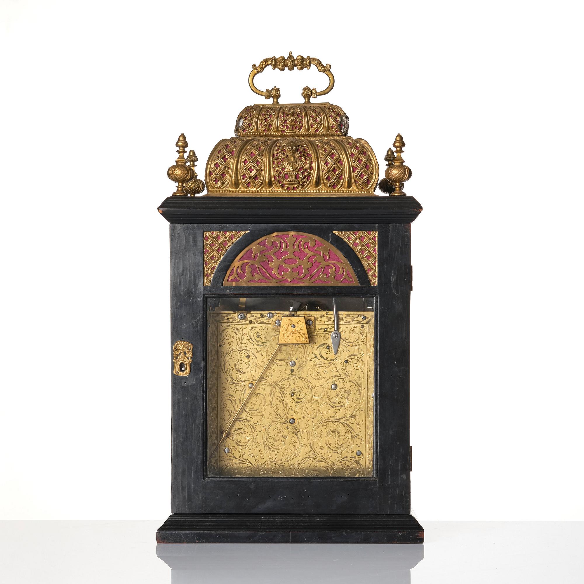Biblioteksur, märkt "Markwick London", omkring år 1700, Barock.