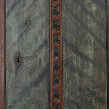A corner cupboard, probably Värmland, dated 1822.