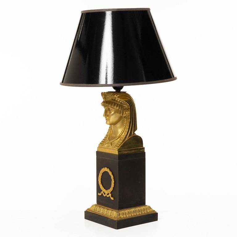 Table lamp, Empire style, period.